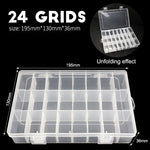 boîtes rangement transparentes modulaires grilles détachables organisation pratique bijoux outils écologiques plastique pp respectueux