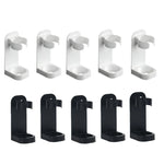 support mural brosse dents électrique adhésif blanc rose noir moderne minimaliste 24 35mm