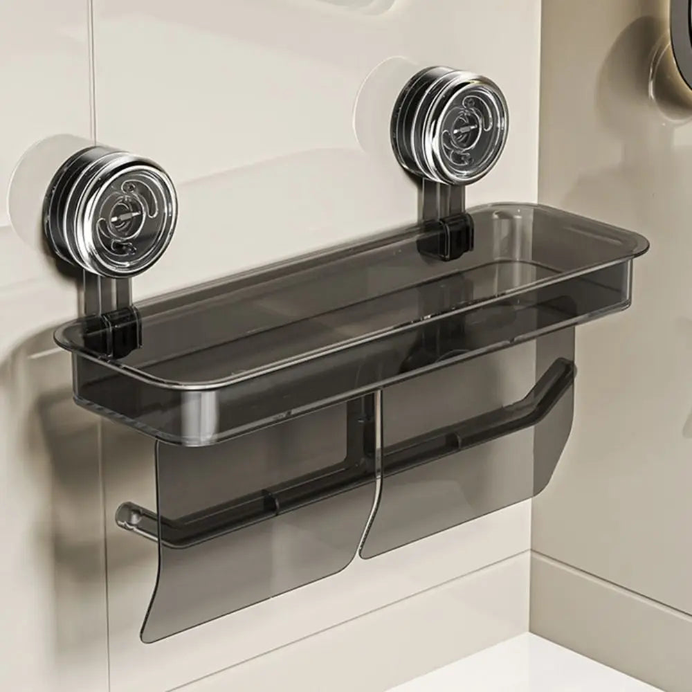porte serviettes mural transparent moderne ventouse support rangement étanche salle bain