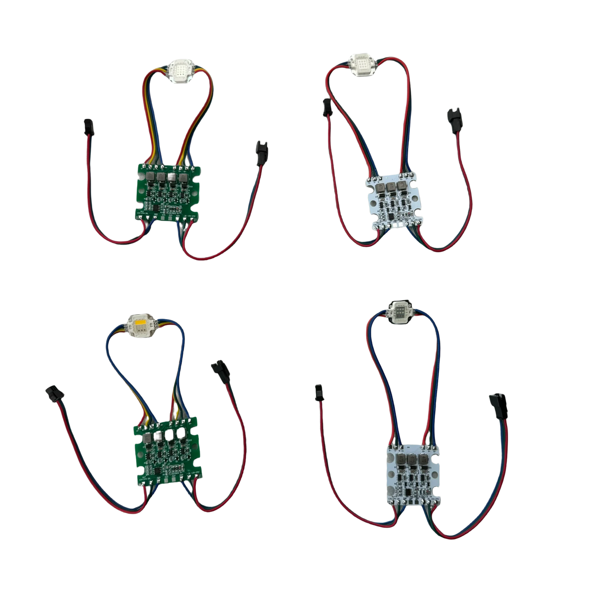 projecteurs led noirs modernes ip67 12v rgb uv aluminium brosséextérieur carréadresseables ws2811 ccc fcc