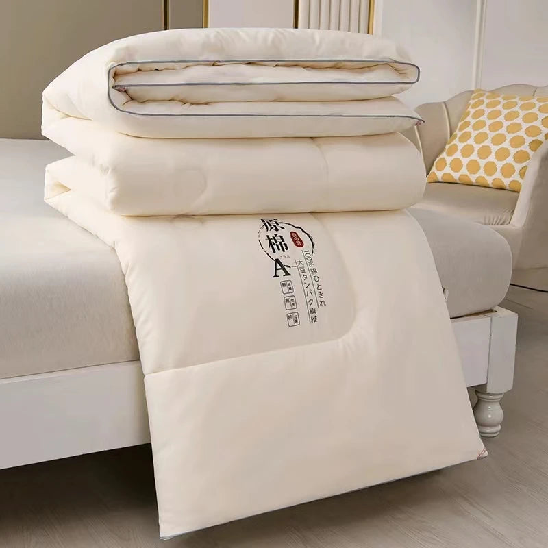 couette légère été coton imprimée moderne 150x200cm 180x220cm 200x230cm beige