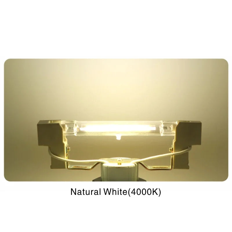 ampoule led r7s tube verre blanc moderne lustre applique murale maison salon
