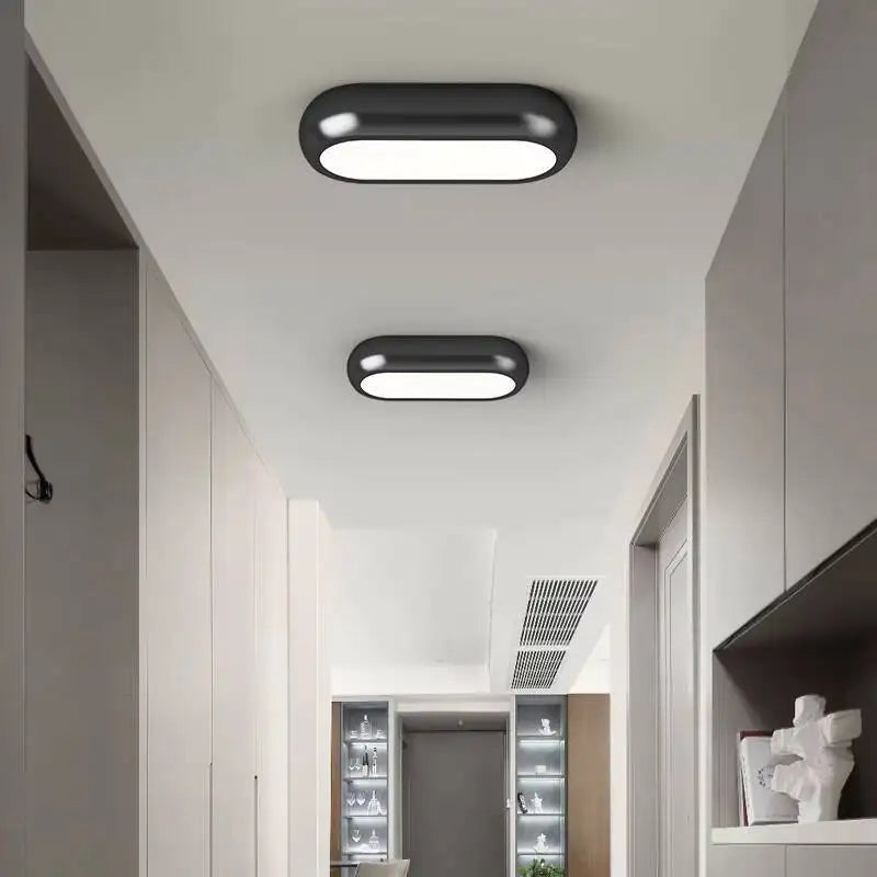 lampe led moderne finition bois blanc noir chambre cuisine salle manger