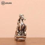 statue homme cheval argenté relief details traditionnel art asiatique deco maison erotique erotique erotique