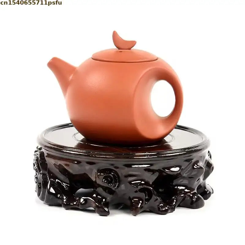 support bois sculpté socle décoratif plante bonsaï figurine pot fleur