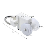 roulettes rideaux rail poulies accessoires électroniques blanc modernes minimalistes anneaux métalliques
