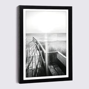 Cadre photo nordique en bois noir avec impression toile 9x13 21x30 pour décoration murale familiale