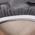Housse chaise rayées polyester gris beige vert noir classique opacité chaises banquets adultes moderne
