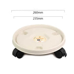 plateau rotatif roulettes plastique gris orange bleu blanc moderne 26cm 30cm 33cm 36cm 40cm