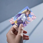 autocollants protection cartes credit debit dessin anime multicolore animaux personnages réutilisables