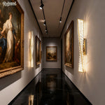 applique murale led cristal doré contemporaine élégante fixée mur éclairage quotidien flux lumineux variable