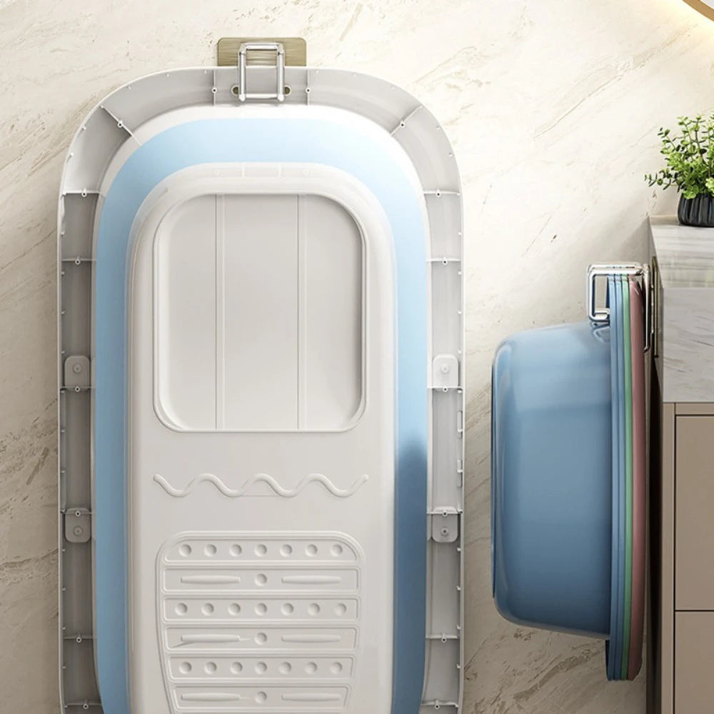 organisateur lavabo adhésif moderne multi fonctions bacs crochets support rangement baignoire bleu clair vert