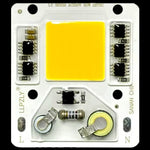ampoule led cob 50w ac 220v blanc jaune rouge extérieure spotlight chip led moderne