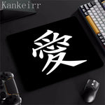 tapis souris jeu gamer noir lettre rouge moderne souris clavier manette portable