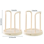 support tasses noir rayures moderne tasses papier rangement salon vertical