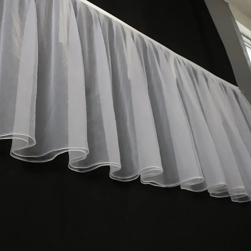rideau plissé moderne élégant blanc rose rouge bleu clair beige violet opacité 80cm 100cm