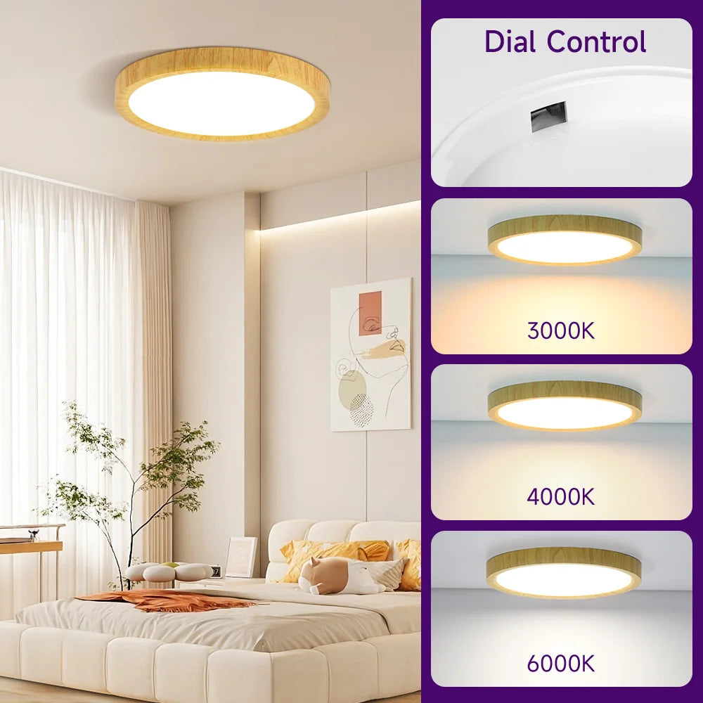 lampe bois grain moderne led 2000 82000 lumens facile toucher interrupteur
