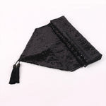 nappe table paillettes or noir argent festives pompons mariage anniversaire festive