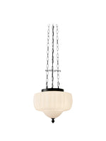lampe suspendue moderne blanc noir texture pointillisme chaînes facile chambre salon