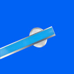 ruban led adhésif bleu blanc moderne éclairage decoration maison lisse opaquet technique