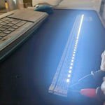 ruban lumineux led blanc clips magnétiques moderne fonctionnel fixations clips
