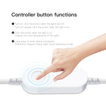 ruban led blanc adhésif dimmable wifi zigbee tuya alexa controleur moderne minimaliste