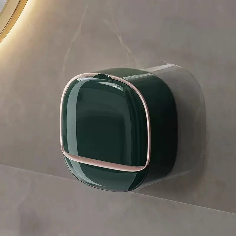 distributeur savon moderne adhésif blanc or rond brillant grille tailles différents savons
