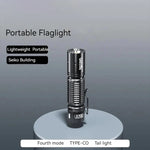 lampe torche led rechargeable 1000 lumens clip portable 10w tactique moderne