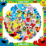 sticker sesame street enfant collection cartoon personnages adhésifs couleur bye zzz wow