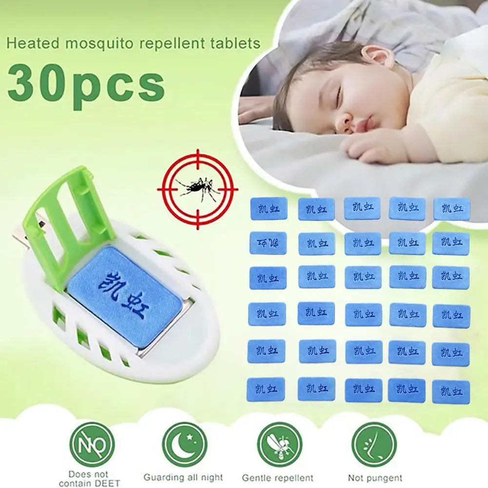 tablette anti moustiques rechargeable bleu vert pratique rechargeable blanc chinois