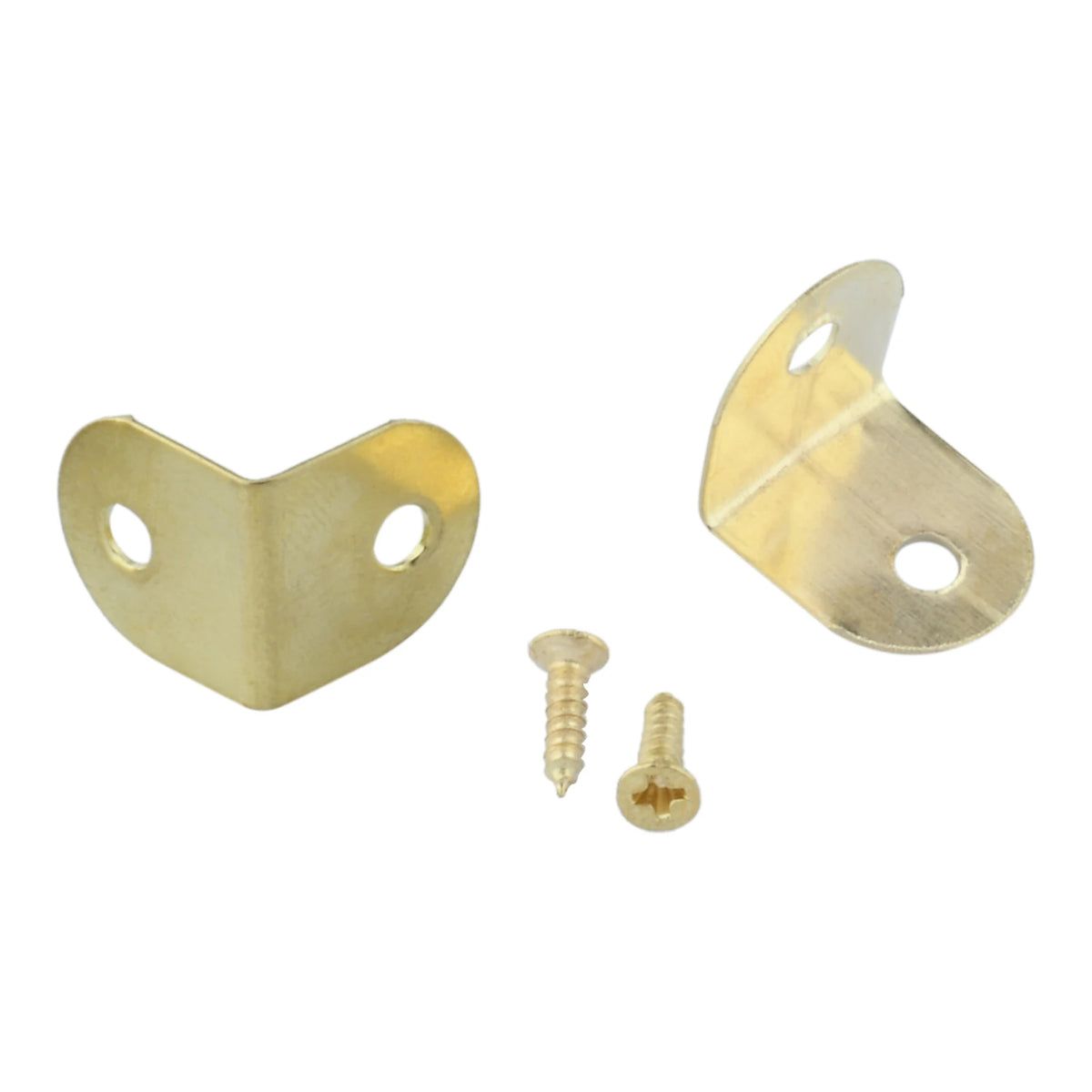 équerres angle métal doré industriel vintage vis 12mm 12mm bois protection
