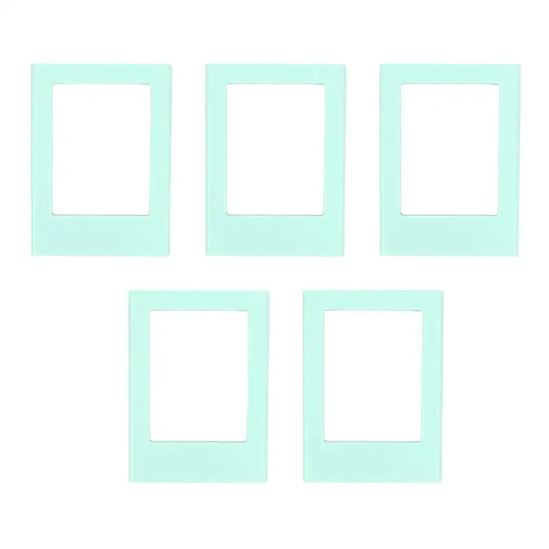 cadres photo aimants couleurs violet rose bleu moderne minimaliste cartes postales