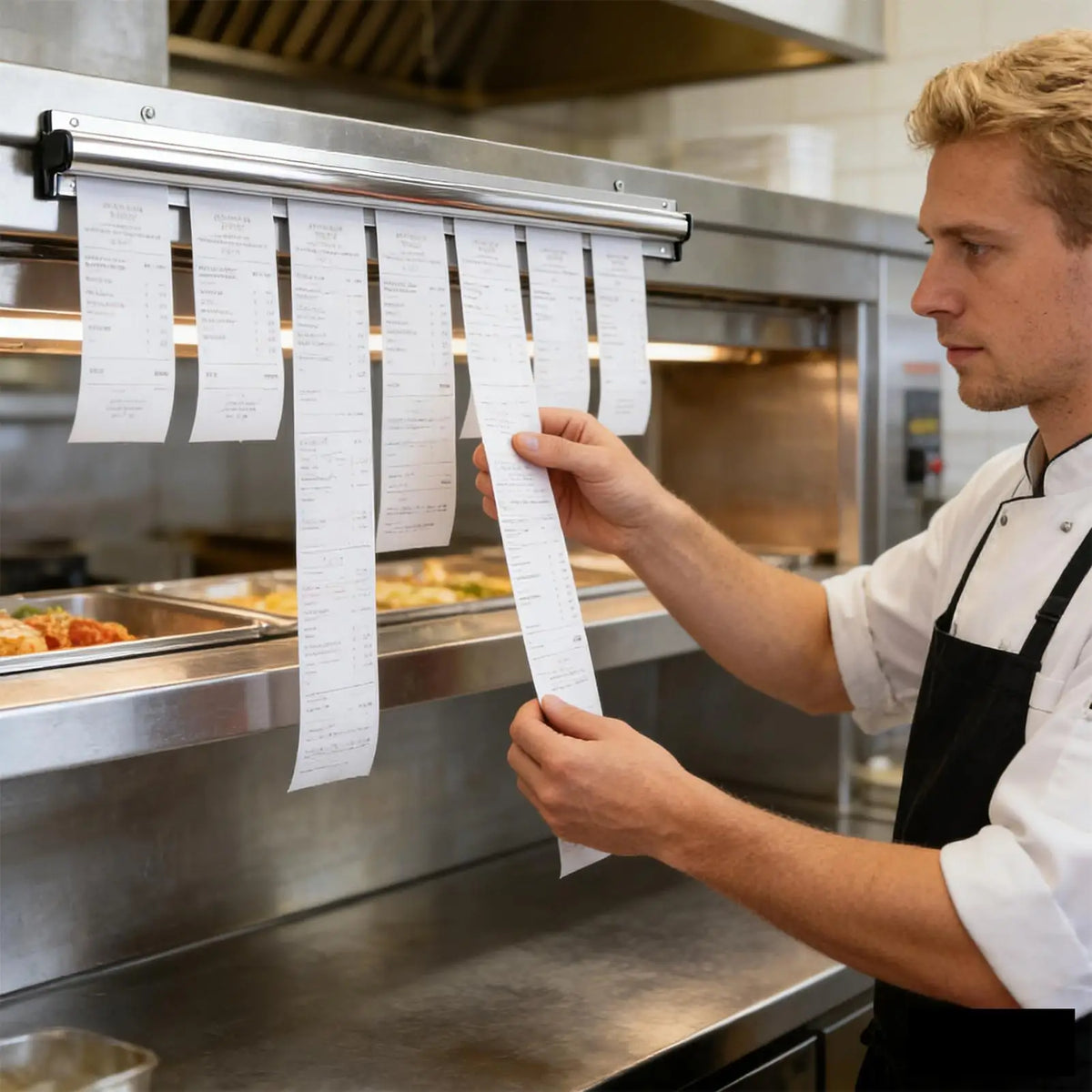 porte menu moderne métal blanc clips restaurant suspendre mur imperméable respectueux environnement