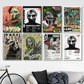 affiche toile pop art chanteur décoration mur salon chambre graphique graffiti moderne