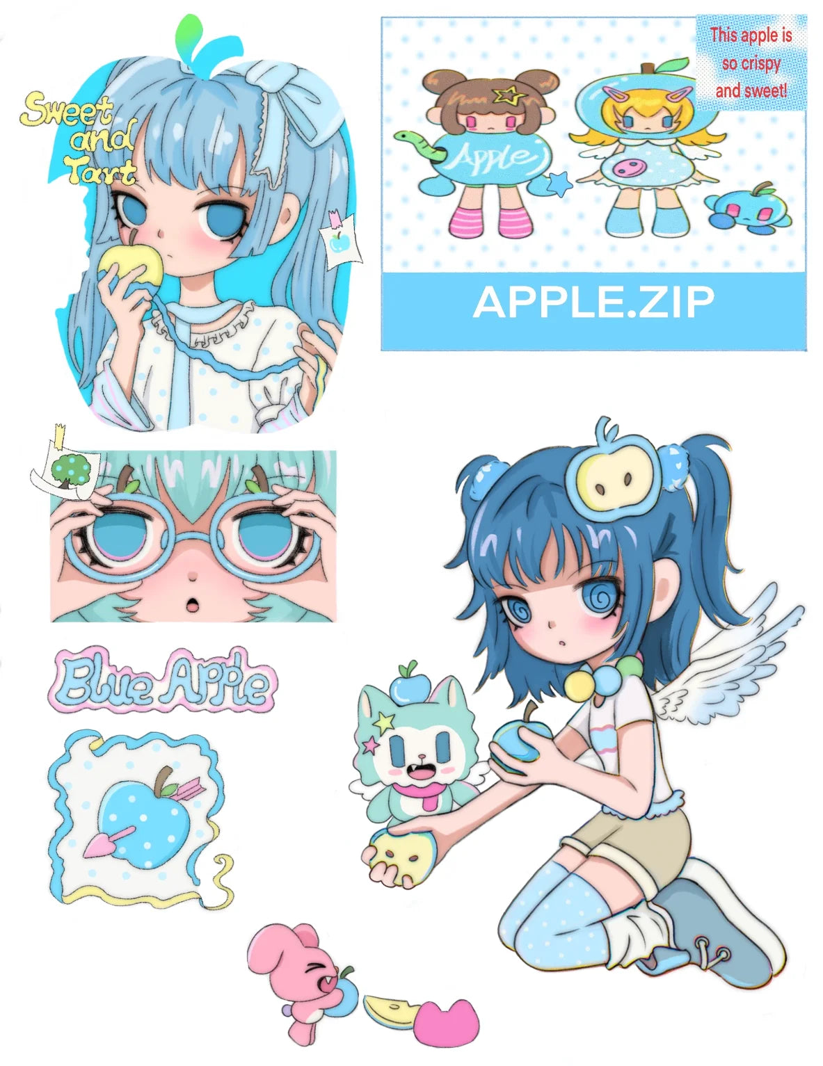 sticker collection pop musiciennes rétro candy colors vinyl stickers anime inspiré