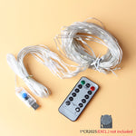 guirlande lumineuse led blanc chaud moderne 100 led 3m 1m controleur usb
