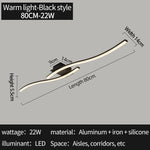 lampe led moderne aluminium noir blanc contemporain cuisine salon chambre