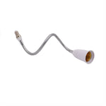 adaptateur lampe e14 e27 blanc doré élastique métallique moderne câble flexible