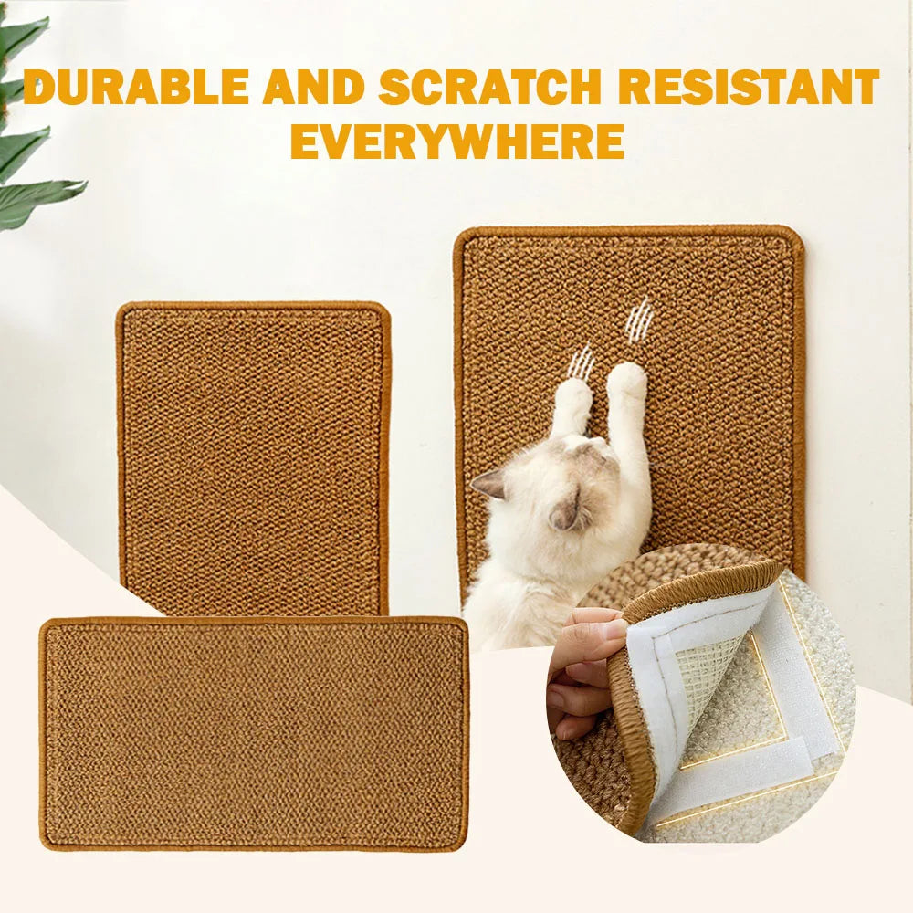 tapis grattage chats sisal adhésif non glissant durable moderne 30x60cm