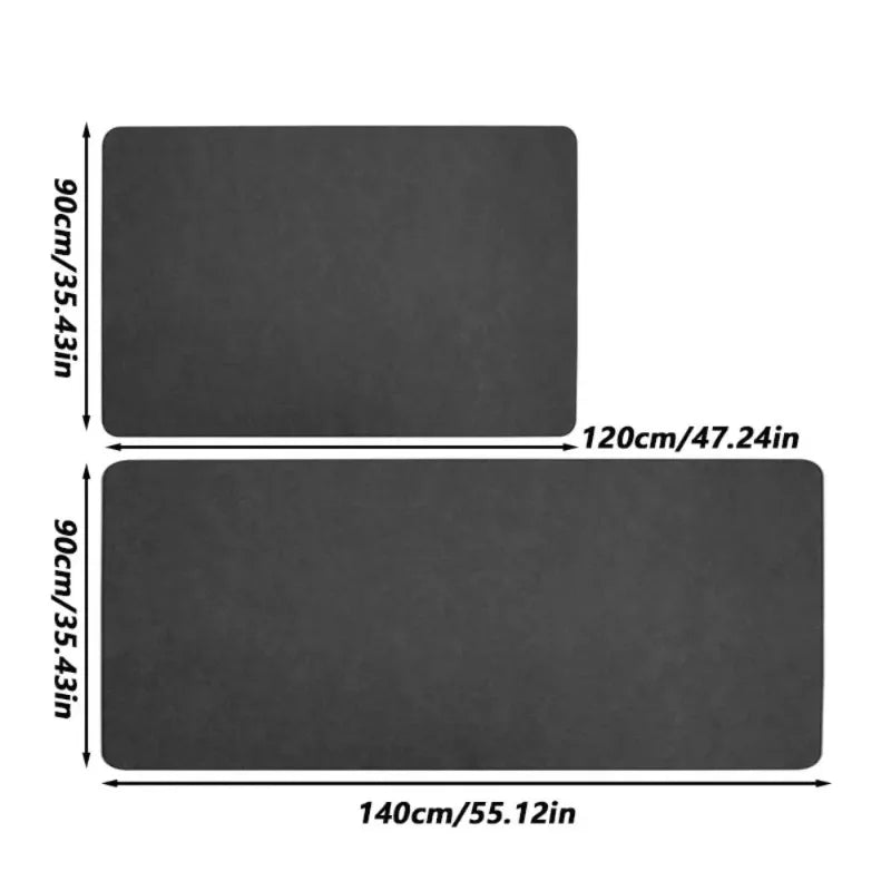 tapis sol antidérapant adhésif gris moderne protection sol PVC polyester pile coupée