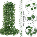 guirlande artificielle feuilles vertes vigne moderne décoration intérieure accrochable bricolage mariage festives