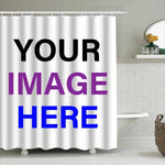 rideau douche personnalisable tissu plissé supérieur moderne personnalisable serviettes savons étagères 180cm large 200cm