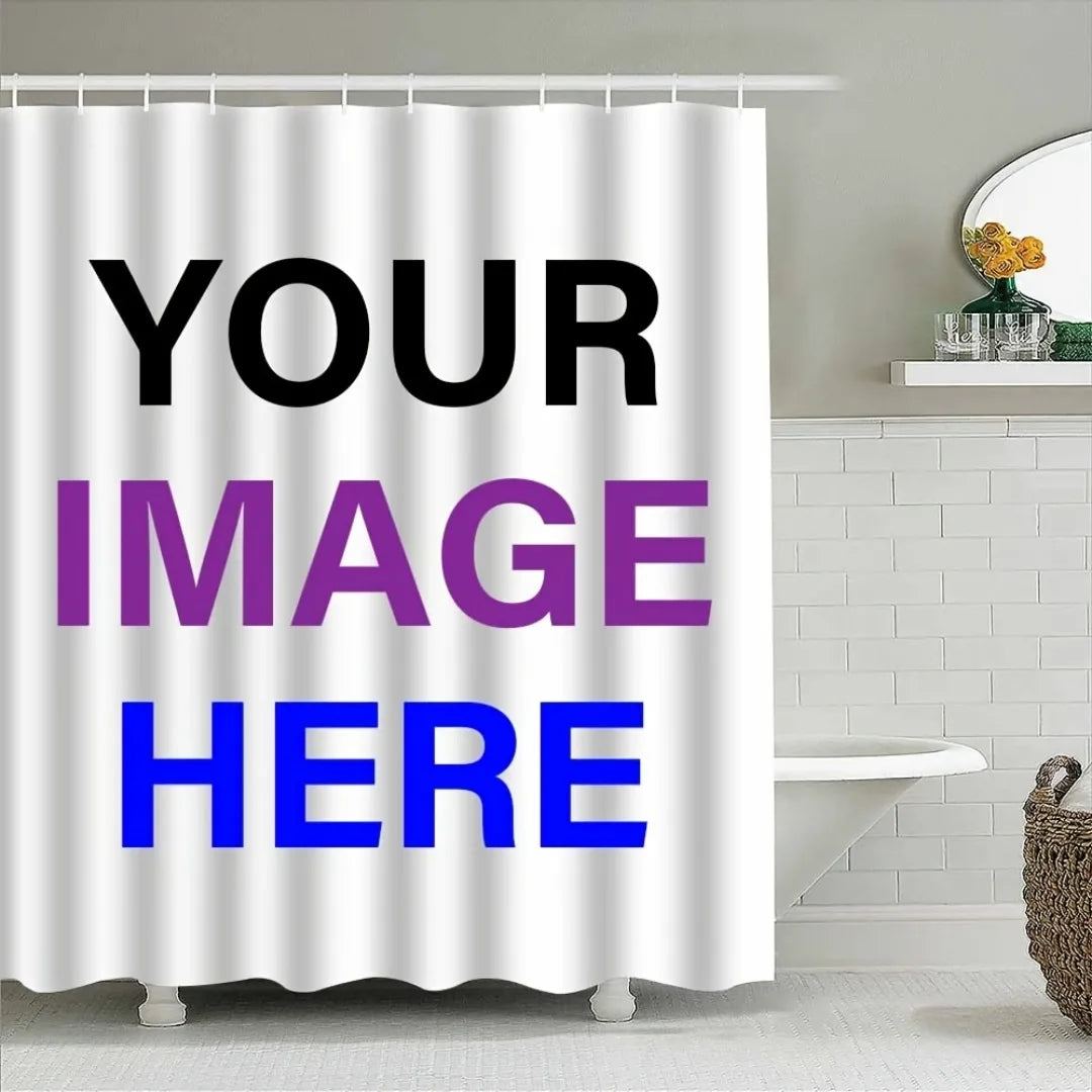rideau douche personnalisable tissu plissé supérieur moderne personnalisable serviettes savons étagères 180cm large 200cm