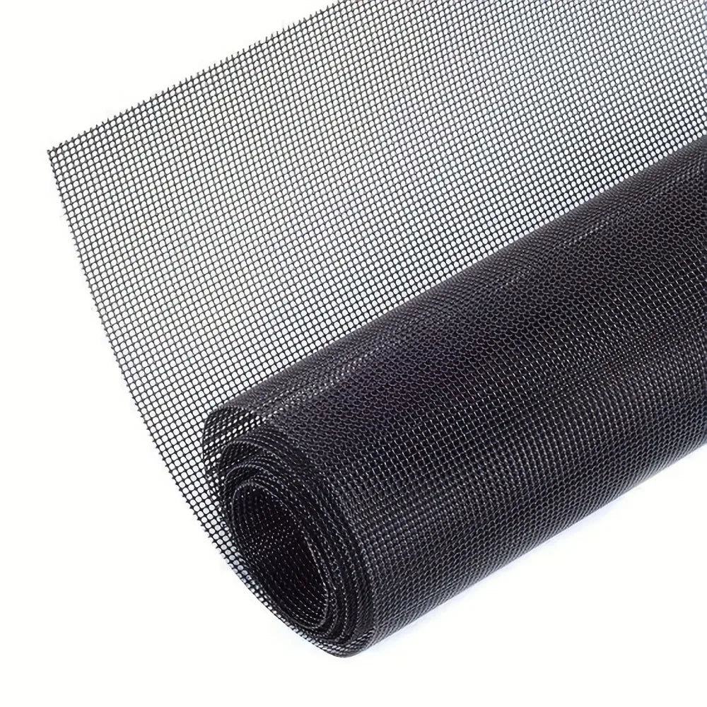 rouleau moustiquaire fibre verre noir filet protection fenêtre porte piscine maille moderne durable