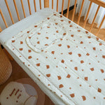 tapis bébé blanc points colorés bordure dentelée doux classique 60x100cm 3ans