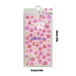sticker fleurs cerisier rose blanc doré adhésif décoratif floral opaque