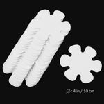 tapis bain adhésifs antidérapants blanc motif fleurs moderne salle bain respectueux environnement