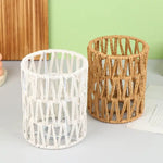 cache lampe tressé boho chic blanc beige moderne annuaire métallique salon jardin