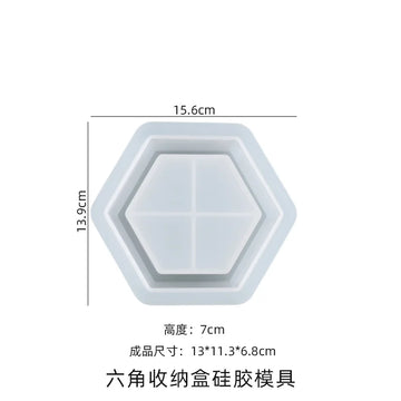 cache plante hexagonal transparent violet vert bleu blanc moderne minimaliste silicone bricolage fleur rangement