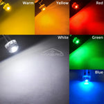 diodes led bleu vert rouge jaune blanc moderne transparents 8mm 50pcs